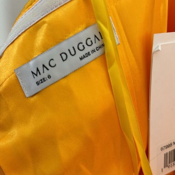 Mac Duggal BOW SWEETHEART STRAPLESS A LINE GOWN belle dress size 6 Style #67995 - Picture 13 of 15